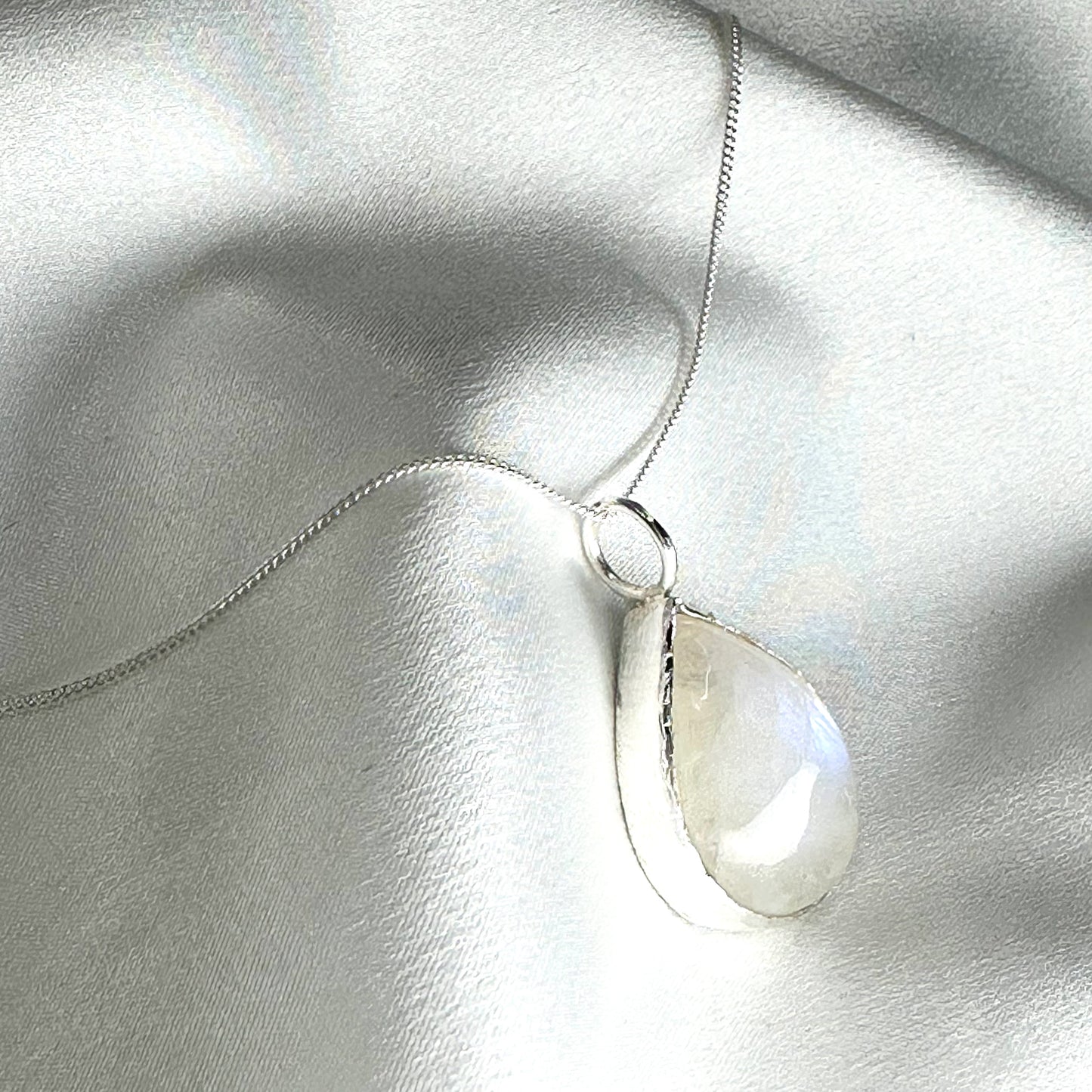 silver necklace with moonstone from Sabine Werner Jewellery