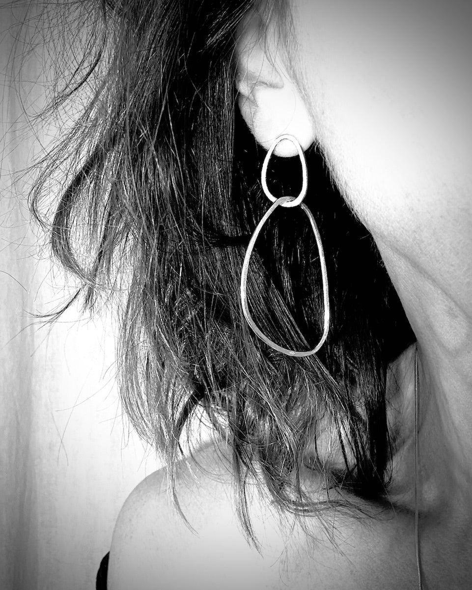 Gold Plated Drop Earrings from Sabine Werner Jewellery.