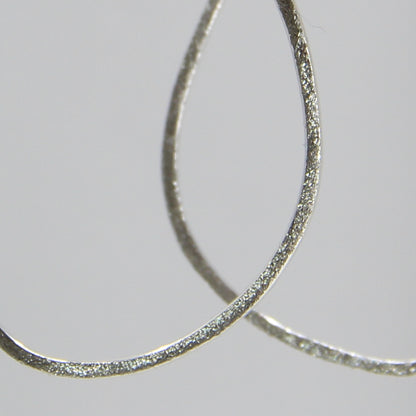long minimalist dangly earrings in 925 sterling silver with organic shapes, ca. 65mm drop length