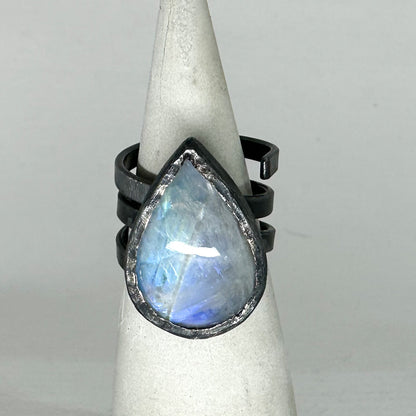 Adjustable Moonstone Gemstone Ring from Sabine Werner Jewellery