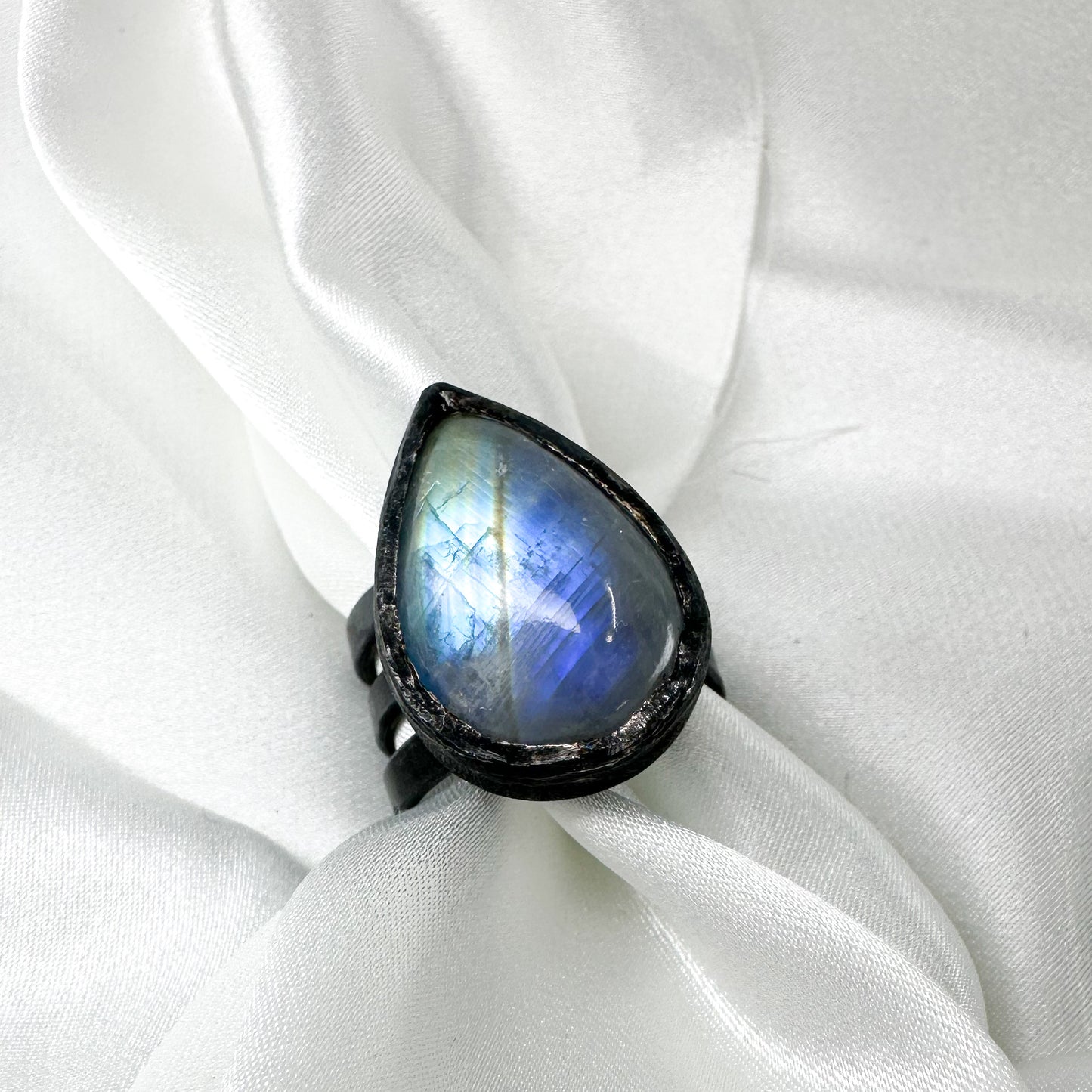 Adjustable Moonstone Gemstone Ring from Sabine Werner Jewellery