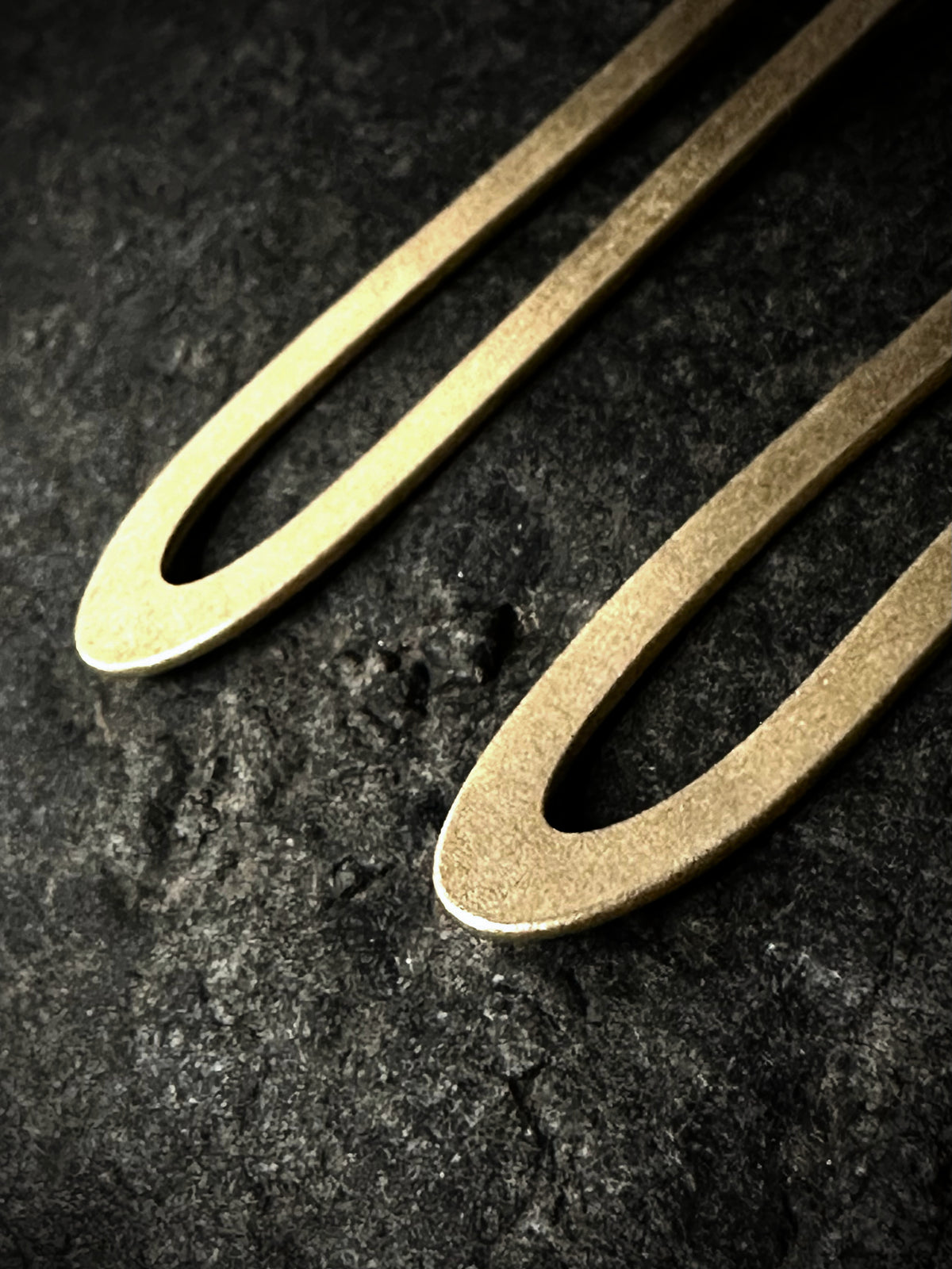 Brushed matte finish detail on recycled sterling silver hoops