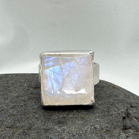 Rainbow Moonstone Ring from Sabine Werner Jewellery