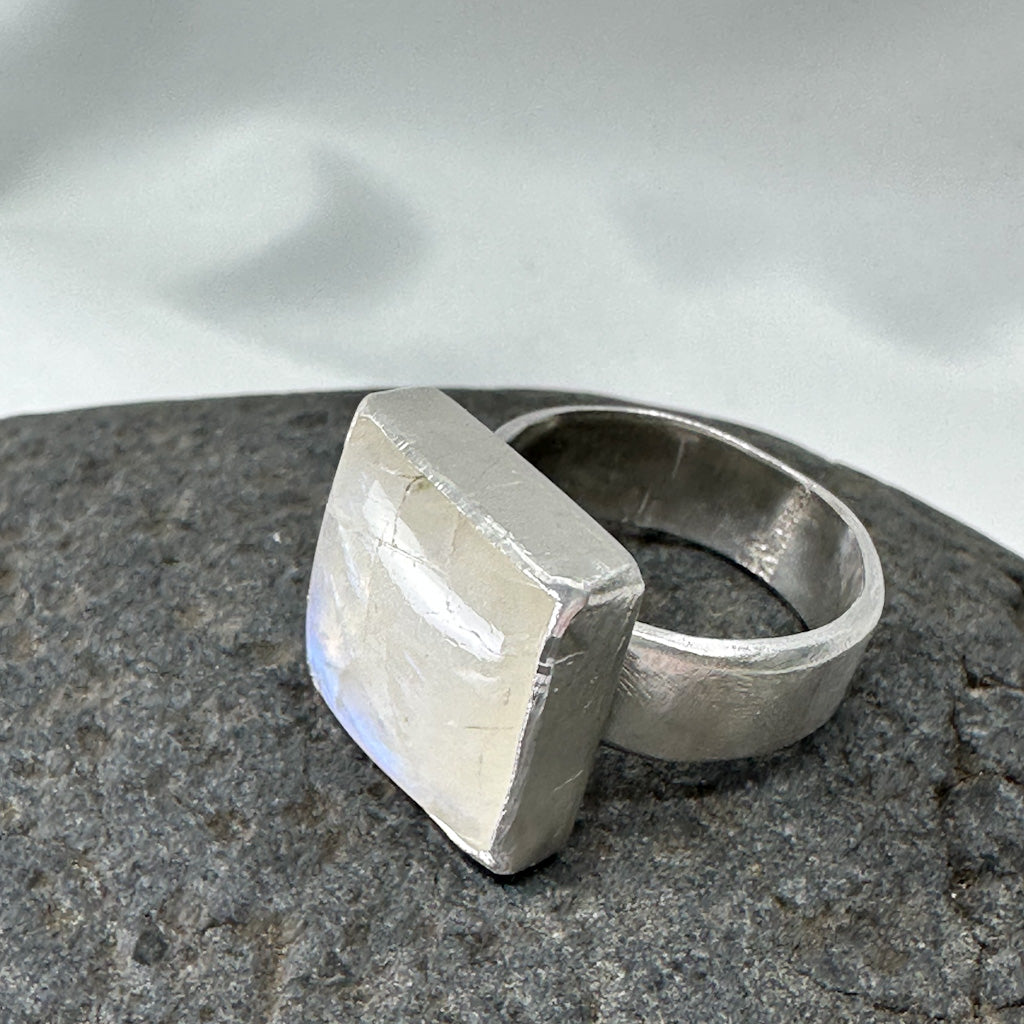 Rainbow Moonstone Ring from Sabine Werner Jewellery