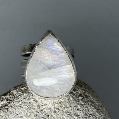 Silver Moonstone Ring from Sabine Werner Jewellery
