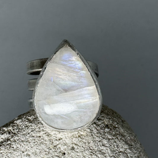 Silver Moonstone Ring from Sabine Werner Jewellery