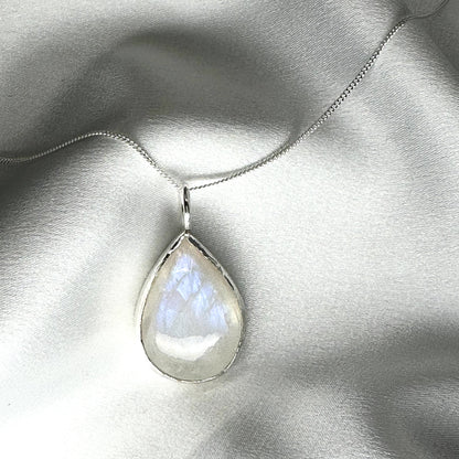 silver necklace with moonstone from Sabine Werner Jewellery