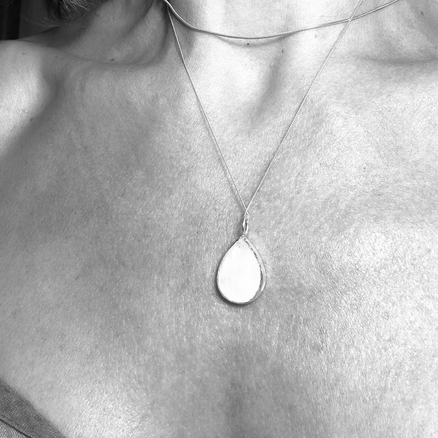 silver necklace with moonstone from Sabine Werner Jewellery