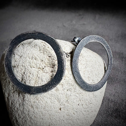 Circle Stud Earrings