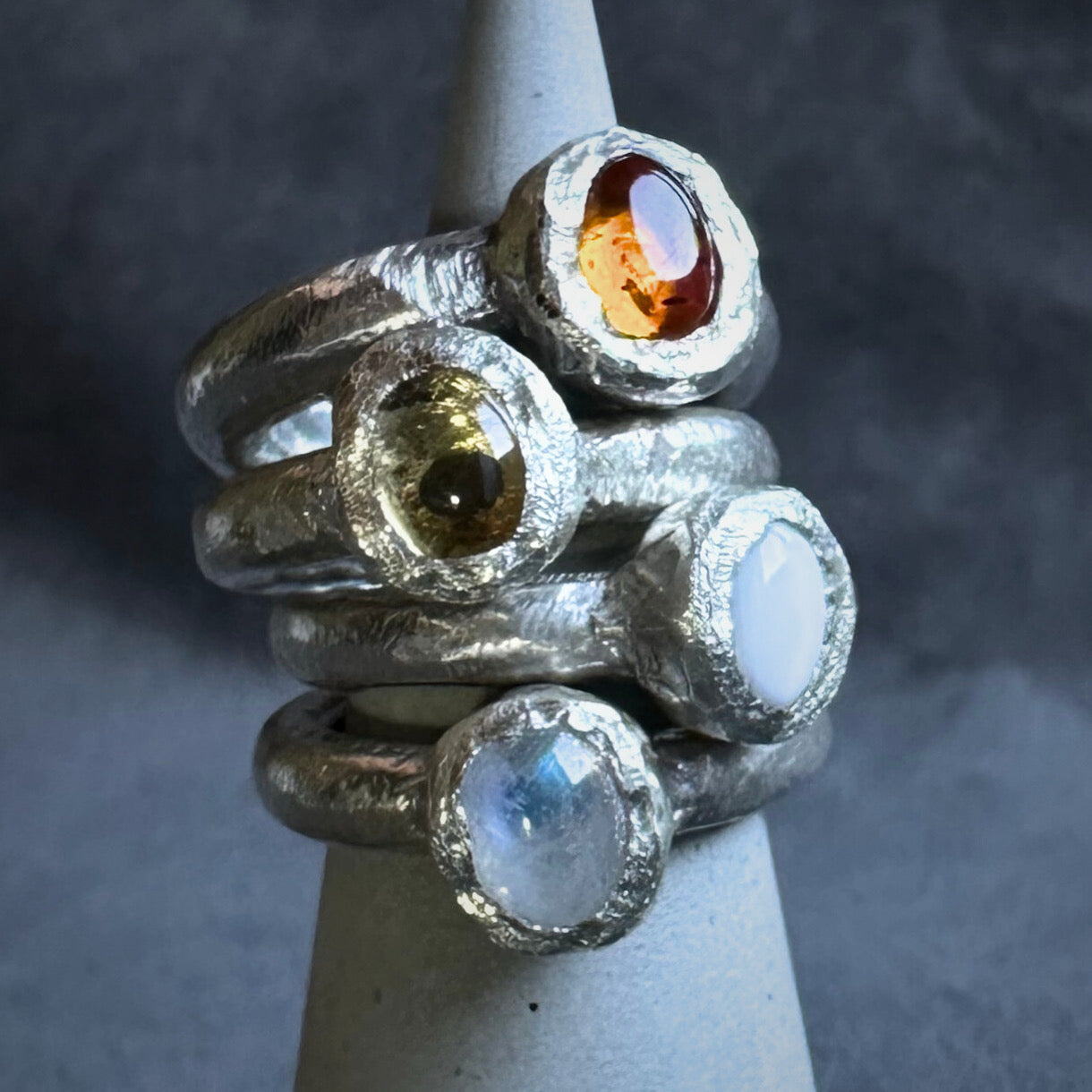 The Elemental Rings from Sabine Werner Jewellery.