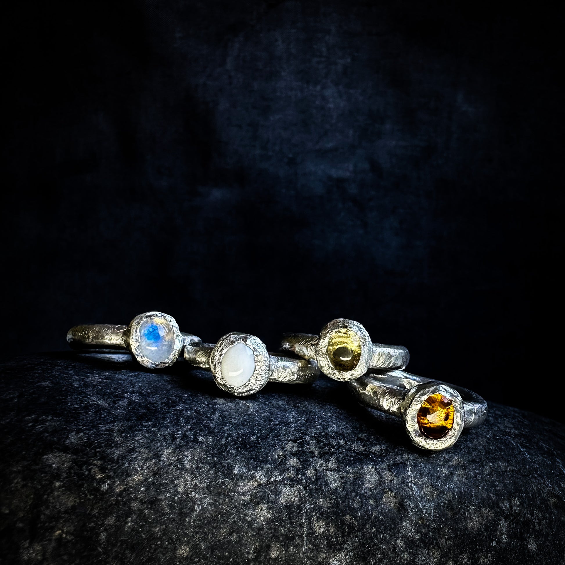 The Elemental Rings from Sabine Werner Jewellery.