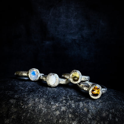 The Elemental Rings from Sabine Werner Jewellery.