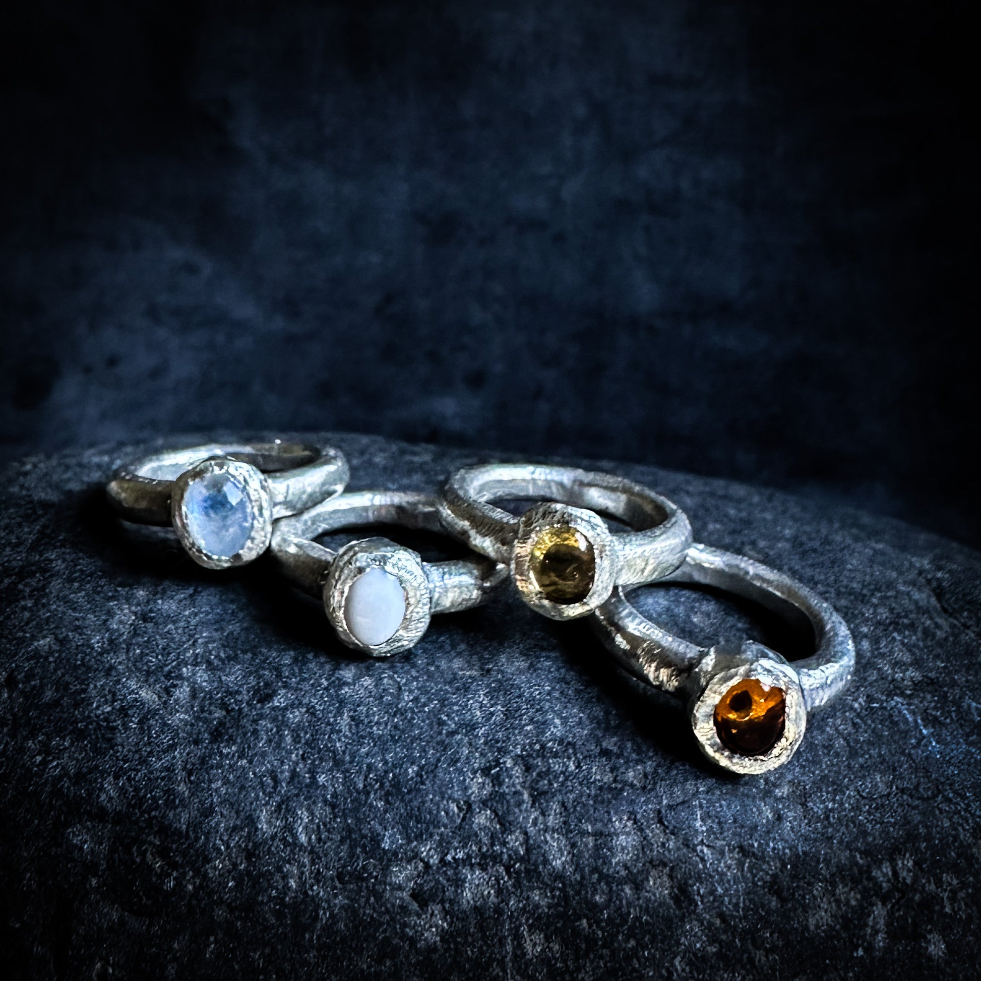 The Elemental Rings from Sabine Werner Jewellery.