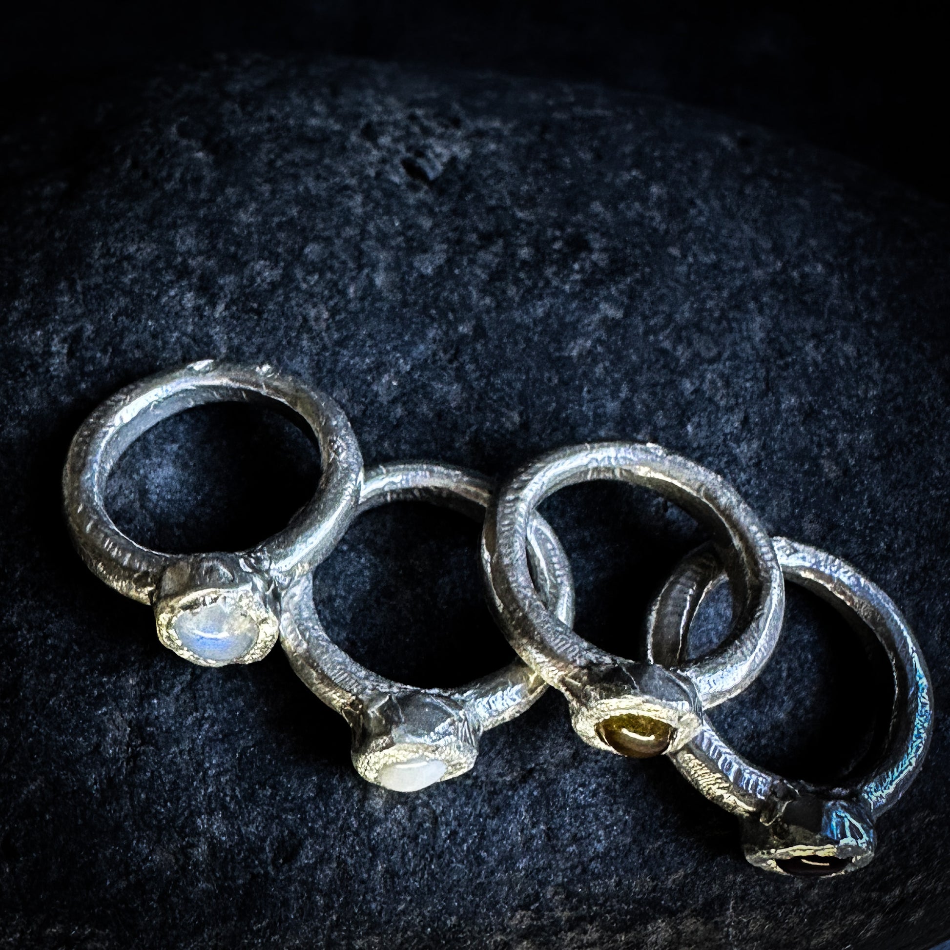 The Elemental Rings from Sabine Werner Jewellery.