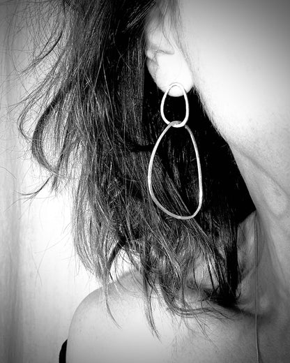 Gold Plated Drop Earrings from Sabine Werner Jewellery.