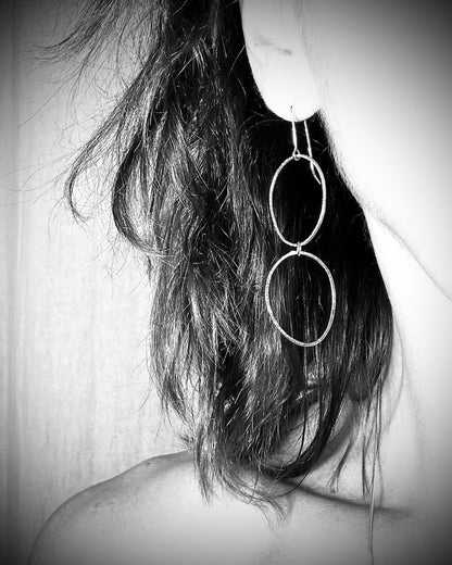 Lightweight Gold Plated Dangle Earrings