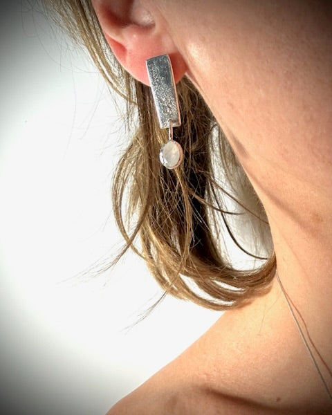 Moonstone Drop Earrings from Sabine Werner Jewellery.