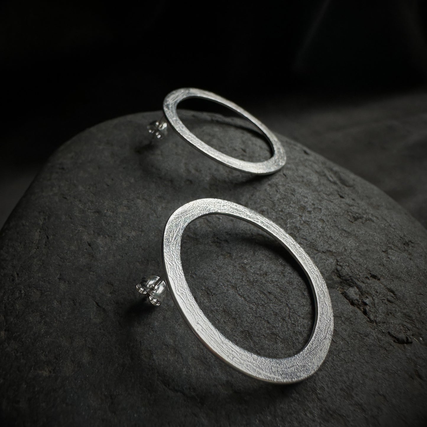 Circle Stud Earrings