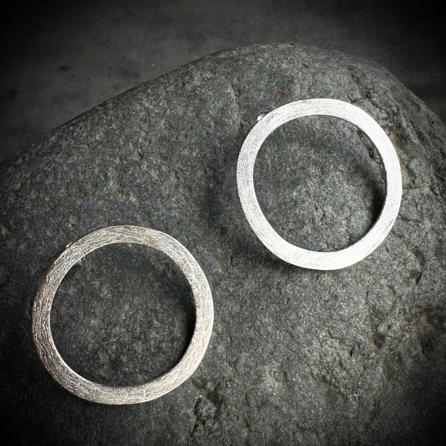 Circle Stud Earrings