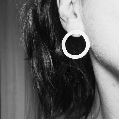Circle Stud Earrings