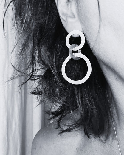 Sterling SIlver Gold Plated Earrings from Sabine Werner Jewellery.