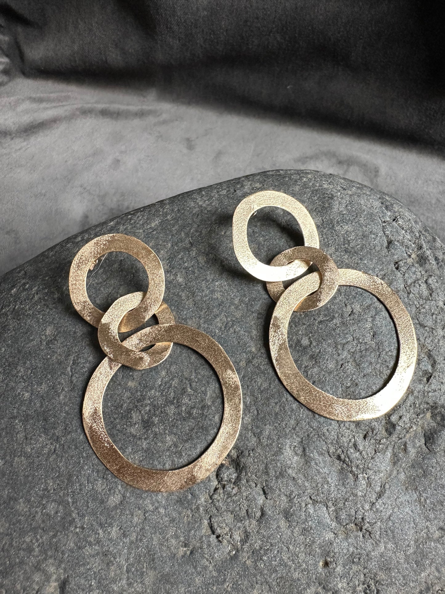 Sterling SIlver Gold Plated Earrings from Sabine Werner Jewellery.