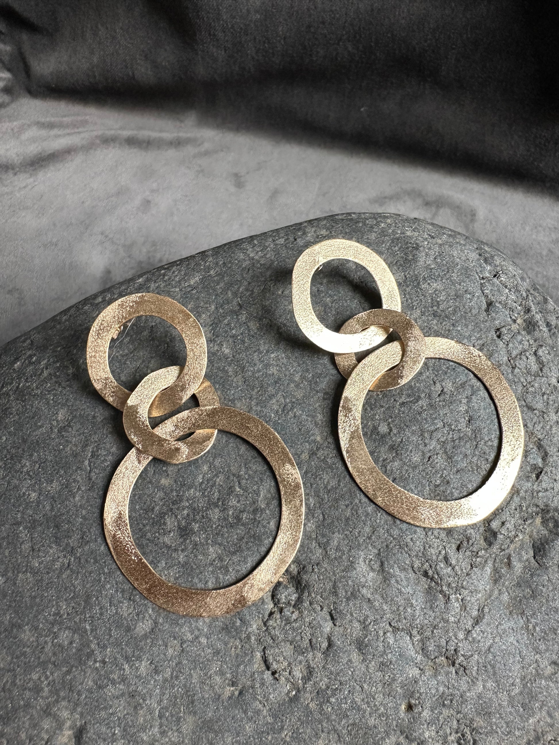 Sterling SIlver Gold Plated Earrings from Sabine Werner Jewellery.