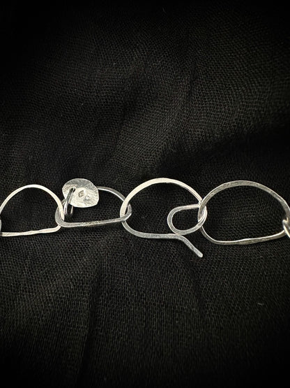 Sterling silver necklace clasp with French hallmark poinçon de maître