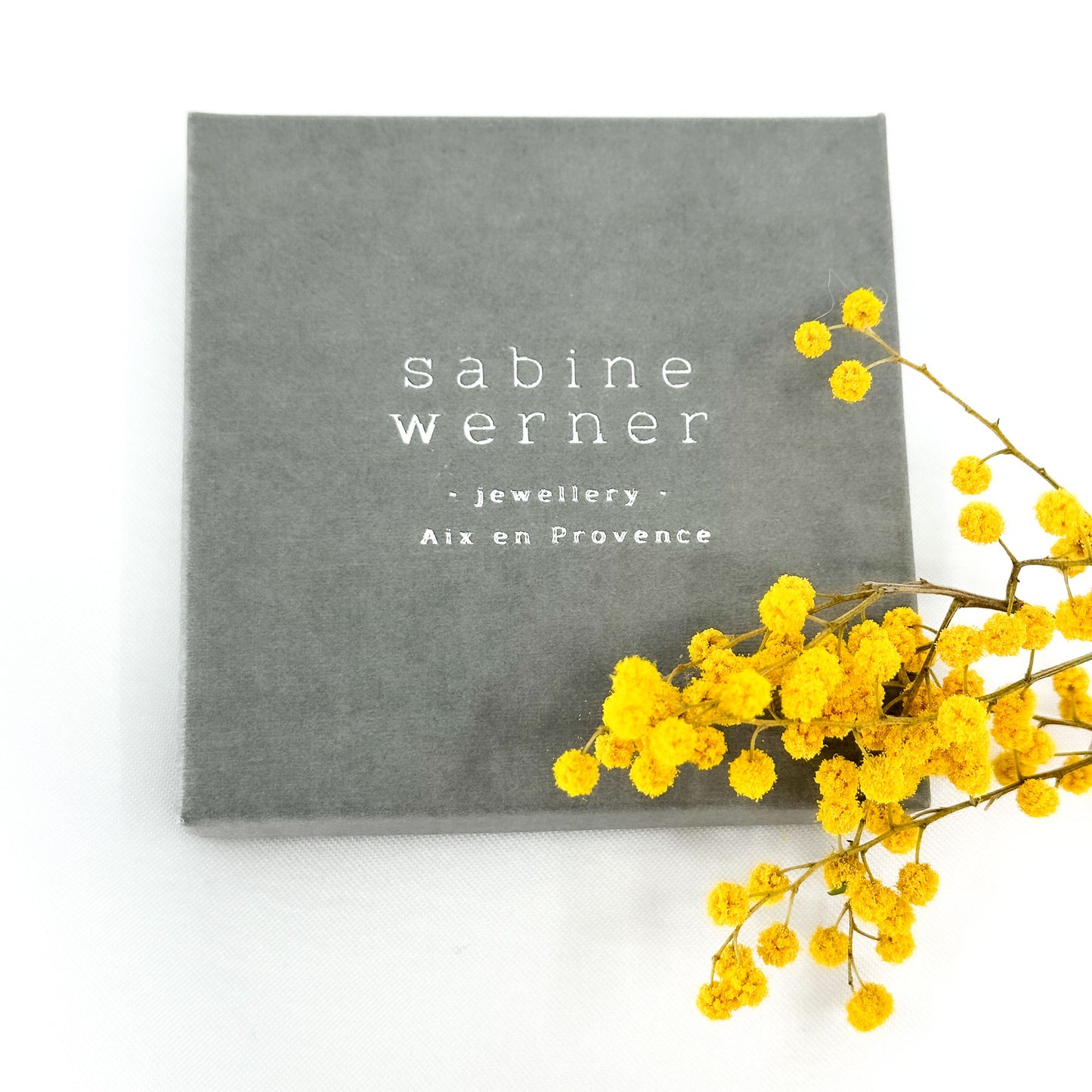 big yellow silver drop earrings • geometric earrings
